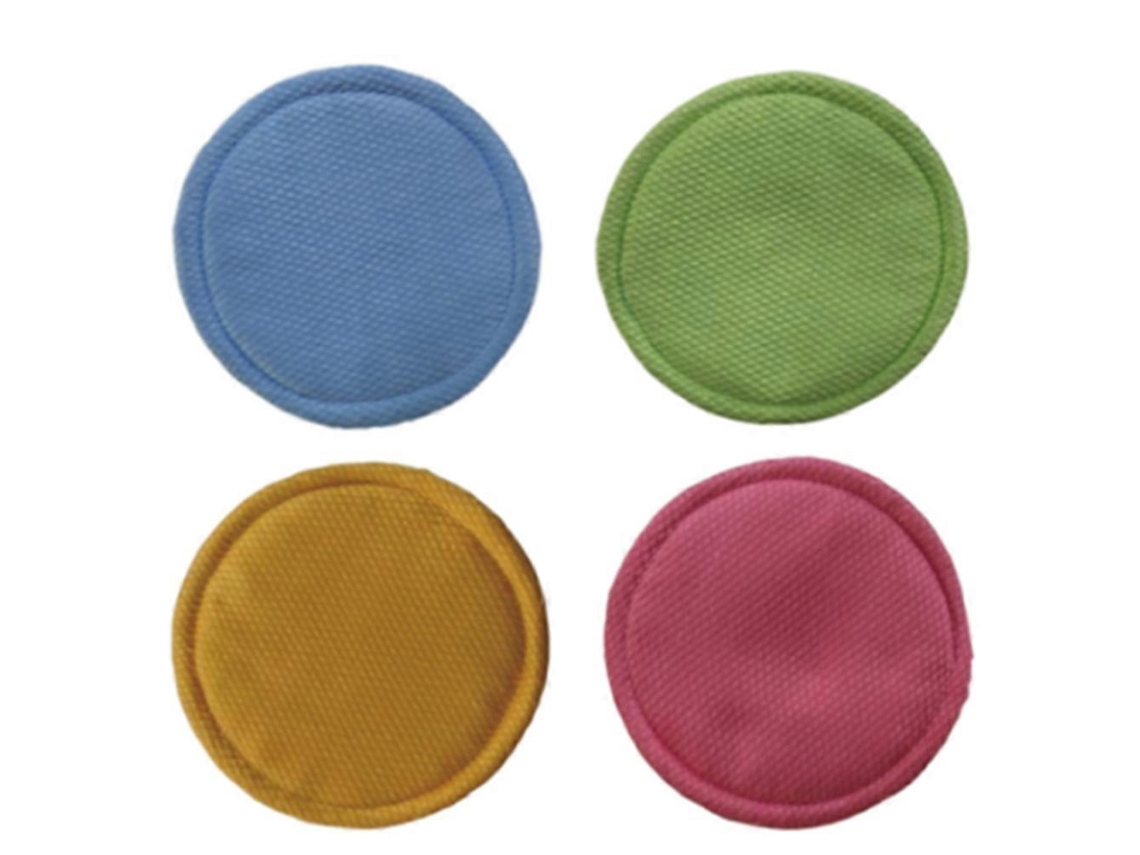 Universal Replacement Round Cloths Fish Scale Mop Pads , For Roborock Dreame Dji Ecovacs Vacuum Accessories 4 Pcs