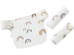 Toallitas Húmedas De Algodón Para Bebés, Taburete Multifuncional, Correa Para Almohadilla De Dentición