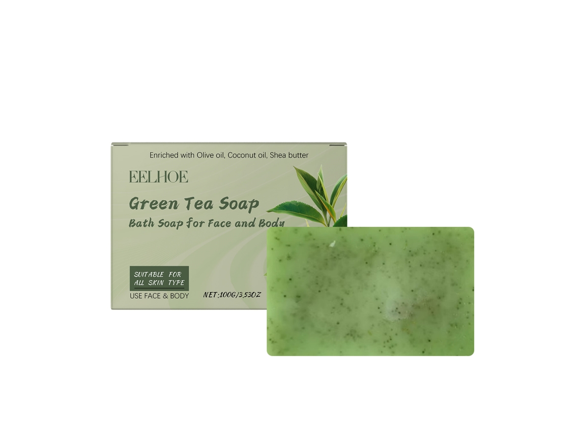 Jabón de baño con té verde