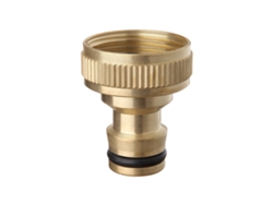 TATAY Metal Line - Conector Universal para Grifo de 3/4 Hembra. Racor de Latón
