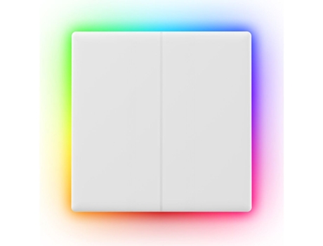 Interruptor doble 2 Gang Smart Wifi táctil empotrado con sonido de vibración Rgb Tx Ultimate T5-2C-86 SONOFF