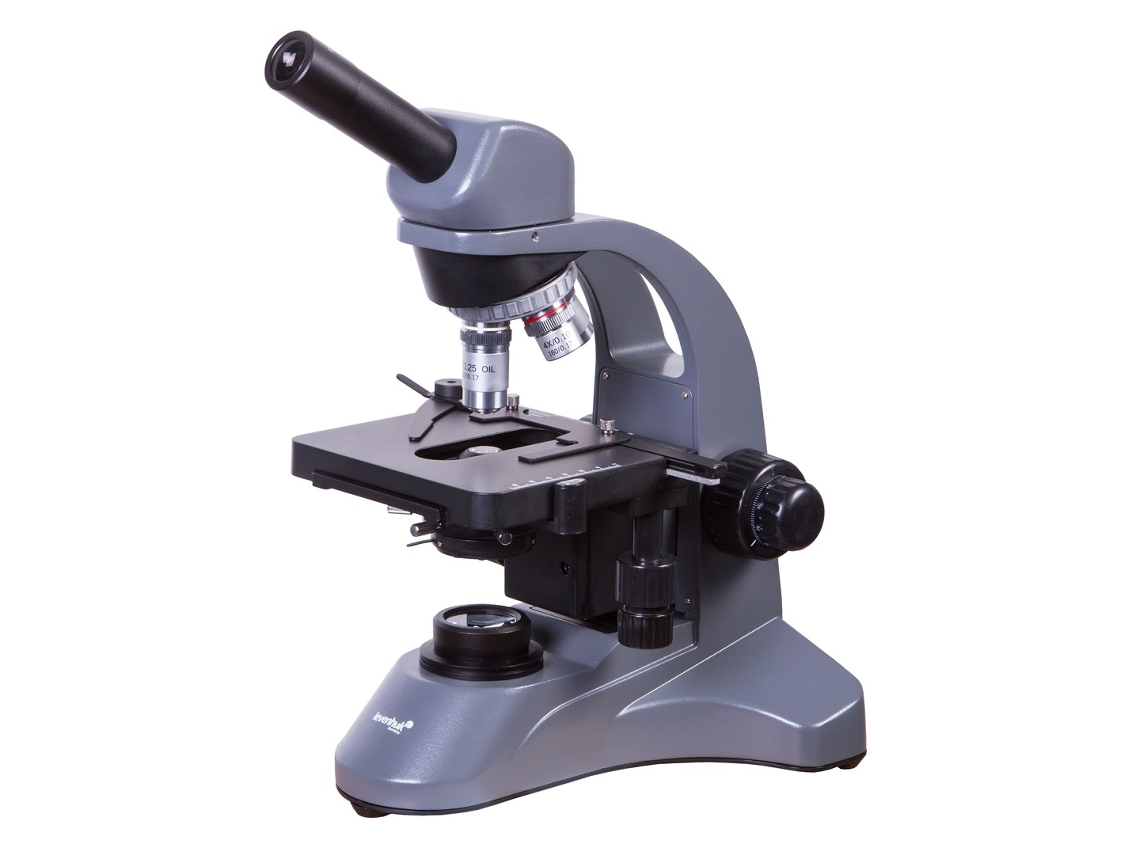 Microscopio óptico Levenhuk de 700 m y 2000 aumentos