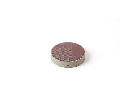 LEXON Altavoz Bluetooth compacto y ligero con función de carga por inducción Rosa