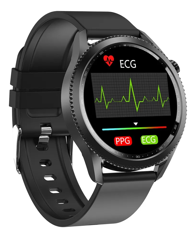 Reloj inteligente deportivo inteligente negro Watchvayotoy