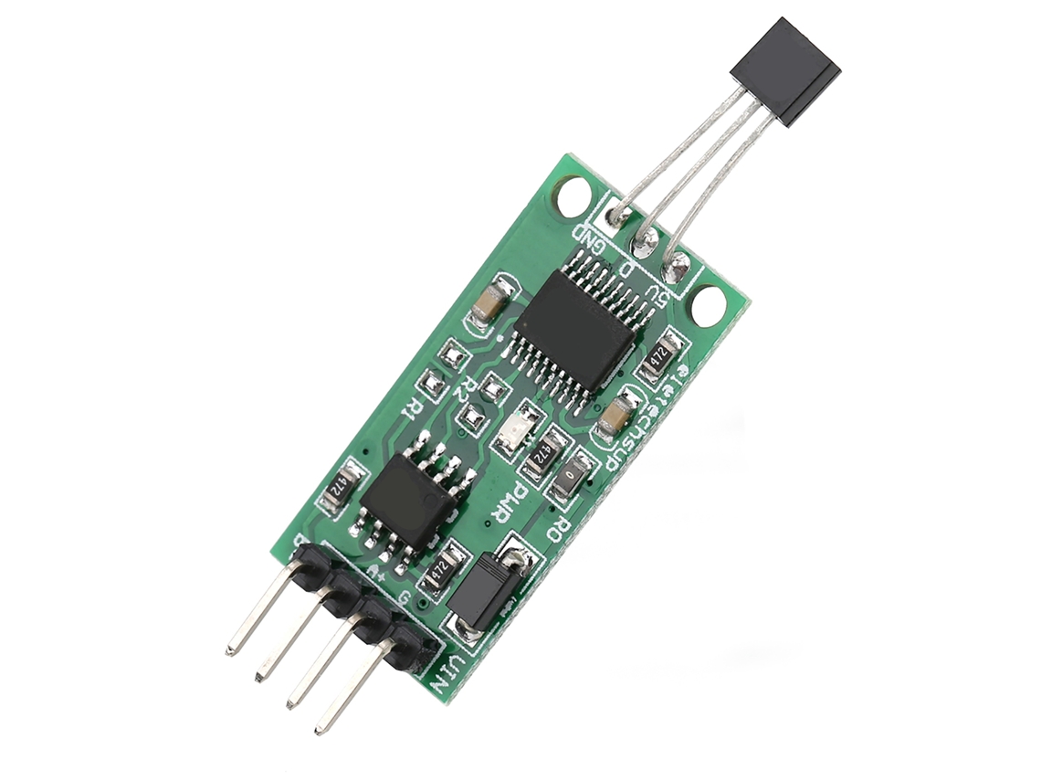 Módulo sensor de temperatura programable 2026dz con control remoto, serie de componentes electrónicos TTL