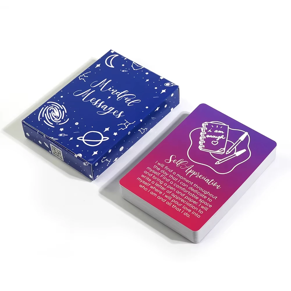Nuevos mensajes de meditación, cartas del oráculo del tarot, naipes para entretenimiento informal.