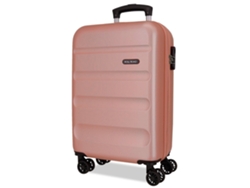 Maleta de Cabina Expandible ROLL ROAD Flex Rosa Claro (38x55x20+5cm - 35L)