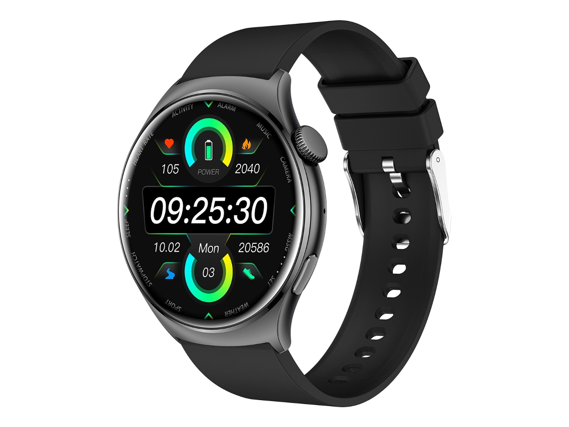 Reloj inteligente 1.43 con llamadas Bluetooth, monitor de frecuencia cardíaca y SpO2, 100 modos de entrenamiento, resistente al agua, compatible con Android e iOS.