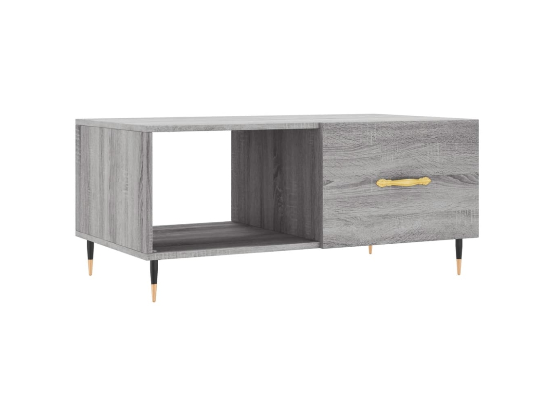 Mesa de centro Sonoma MAISON EXCLUSIVE de madera gris (90 x 50 x 40 cm)