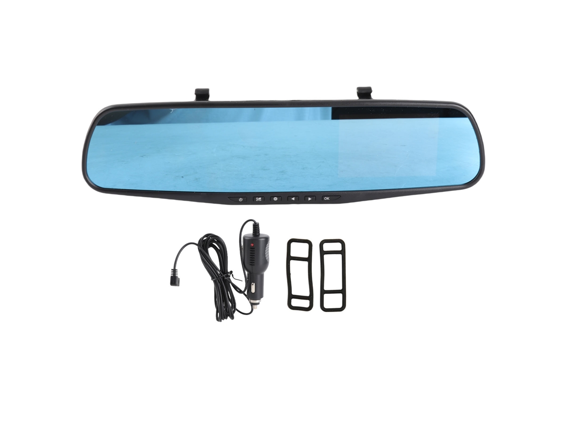 Espejo Retrovisor Inteligente Con Cámara De Respaldo De 3,5 Pulgadas Y Resolución 1080p, Cámara Frontal Y Sistema De Monitoreo De Estacionamiento Para Automóviles.