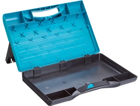 165-L Caja de herramientas para cubeta bicolor de espuma suave: 355 mm x 235 mm x 65 mm HAZET