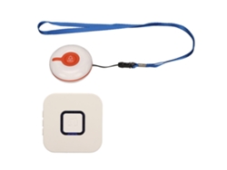 Sistema De Alerta Sem Fio Para Cuidadores Botão De Chamada Resistente À Água Ip55 330m Bateria