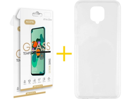 Kit Funda + 2 Protectores de Pantalla Xiaomi Mi 11 Lite 5G ACCETEL Liso 3 Transparente