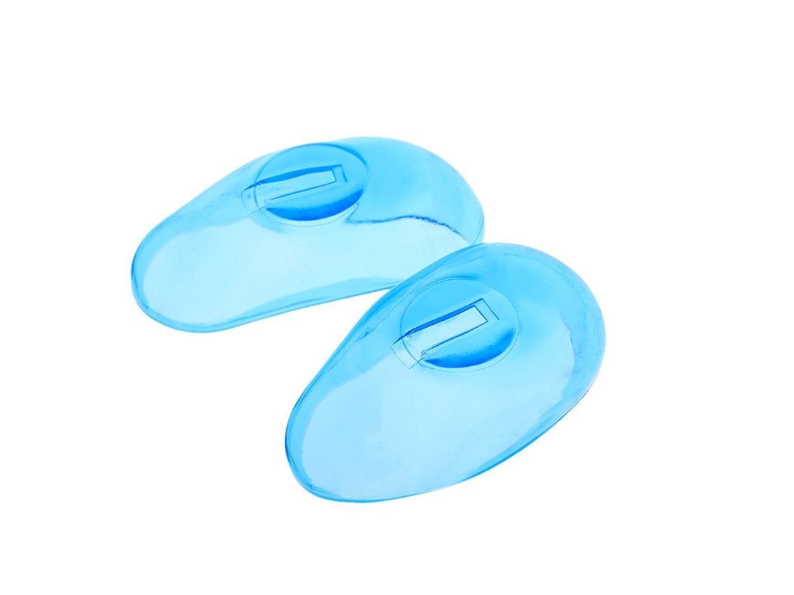 Vlrla-2pcs Transparent Silicone Ear Covers Para Cabelo Dye Protection