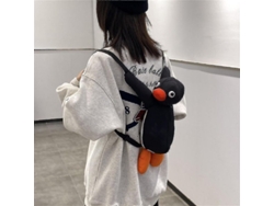 Mochila De Peluche De Pingüino De Dibujos Animados, Juguete Suave, Regalo De Navidad O Cumpleaños Para Niñas.