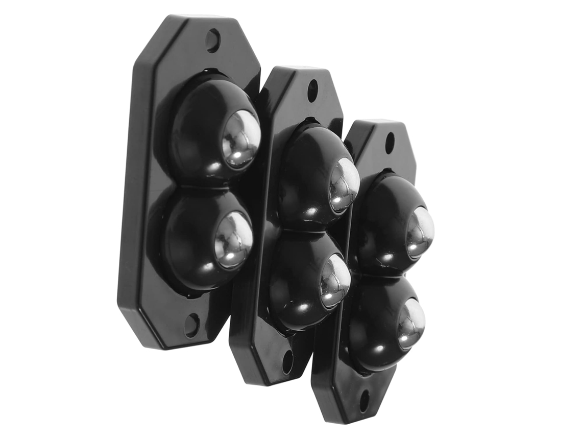 8piezas Ruedas Giratorias Adhesivas Acero Inoxidable