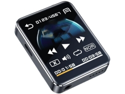 Reproductor Mp3 Hifi Portátil Con Pantalla Táctil De 1,77 Pulgadas, Altavoz Bluetooth Y Grabadora.