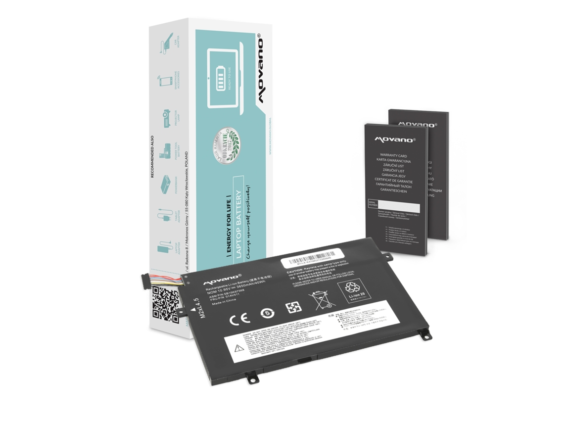 Batería Movano para Lenovo Thinkpad E470 E475