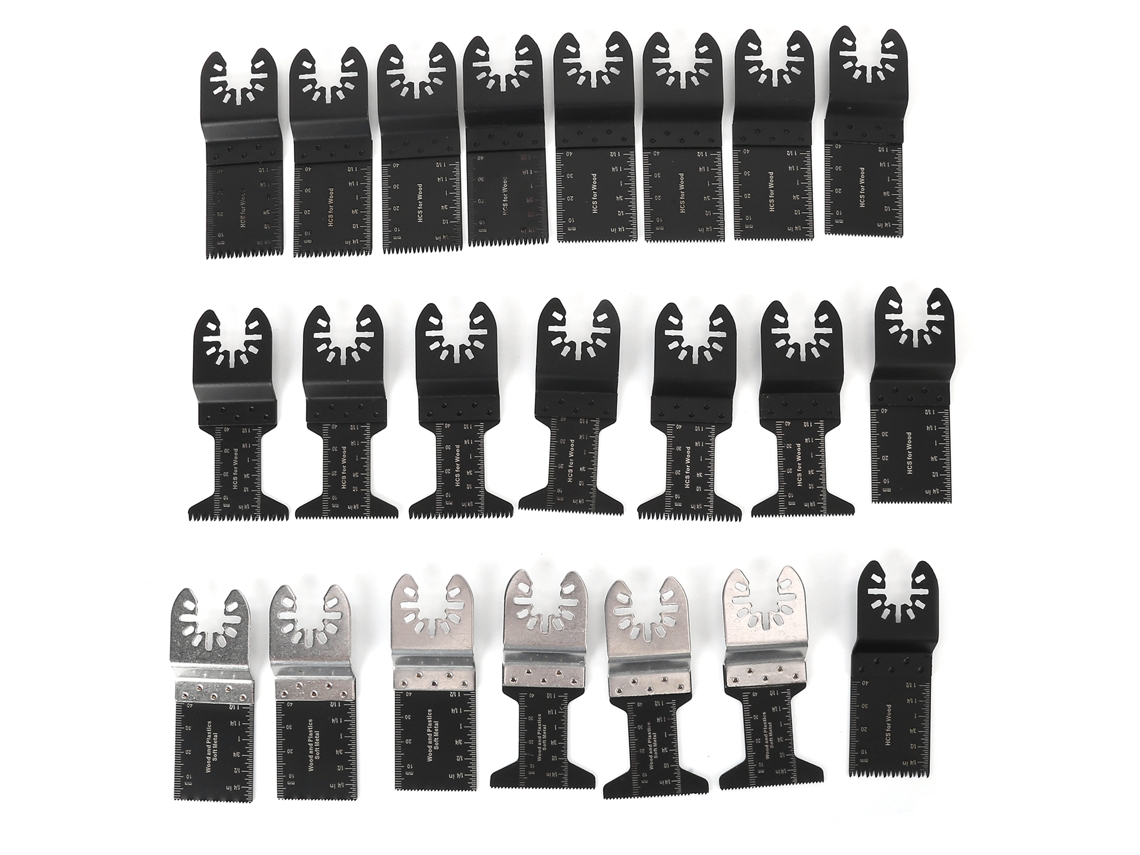 Kit De 22 Hoja De Sierra Oscilante Para Corte Preciso De Metal Madera Plástico Herramienta