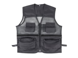 2026rebe-chaleco Militar Transpirable Con Multi Bolsillos Malla Para Pesca Y Caza Actividades Al Aire Libre Xxl Gris Oscuro