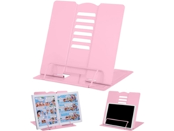 VIVILIYYA Suporte De Livros Metálico Ajustável E Dobrável, Ergonómico