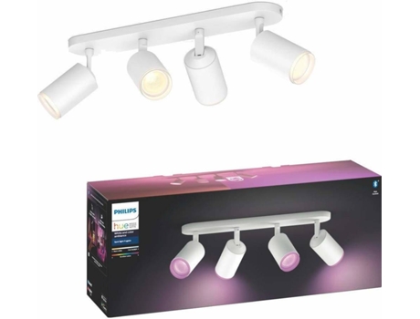 FOCO BRANCO QUÁDRUPLO FUGATO PHILIPS HUE