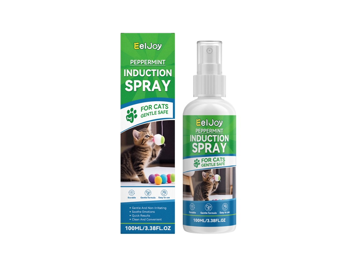 Spray de hierba gatera para gatos: divertido y lúdico.