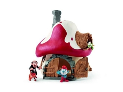 Conjunto de Figuras SCHLEICH Casa Pitufo con 2 Personajes