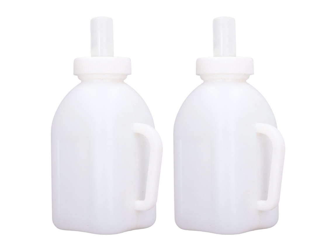 Biberón Para Bezerros De 1l Resistente E Fácil De Limpar Com Bico Removível, Alimentador De Leite Para Bezerros
