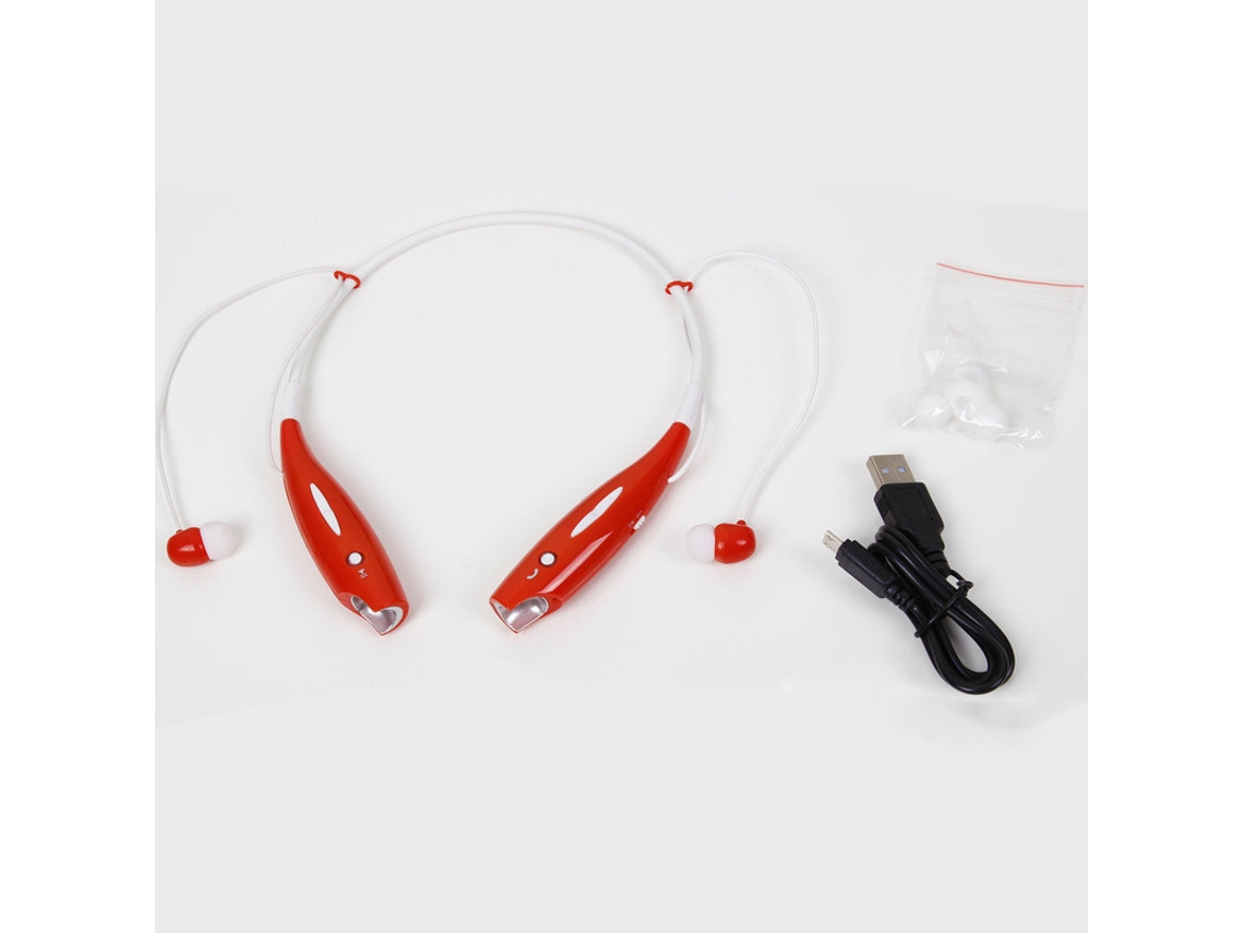 Auriculares Inalámbricos Estéreo Inalámbrico YIZHOOD Bluetooth Rojo