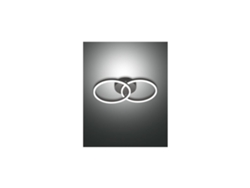 Plafón led moderno GIOTTO 36W Negro 3508-22-101 FABAS LUCE