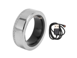 Anillo Inteligente Bluetooth, Resistente Al Agua Ip68, Con Contador De Pasos Y Monitor De Actividad Física, Tamaño 9 (22,7 Mm).