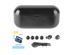 Auriculares Bluetooth con cancelación de ruido, control táctil, pantalla LED, resistencia al agua IPX7, HiFi, inalámbricos, CHABERLU