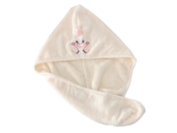 Toalla para el cabello Monsters, turbante con botón para un secado rápido, gorro de ducha para cabello largo, grueso y húmedo, color rosa Rosewell