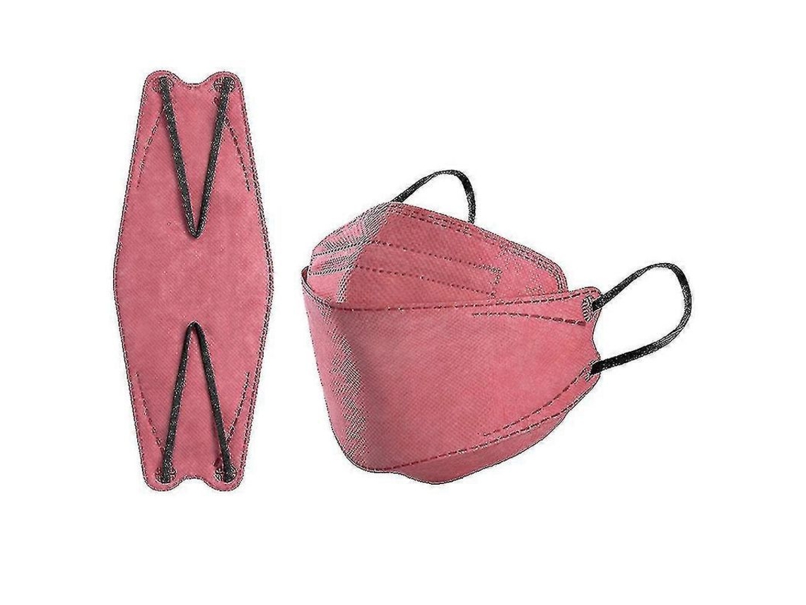 50 Mascarillas Faciales Kn95 Fish Ffp2 Para Adultos, 4 Capas De Protección, Kf94 Morandi