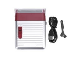 Cortapelos Eléctrico Portátil Usb Con Pantalla Lcd Y Cabeza Flotante Para Barba