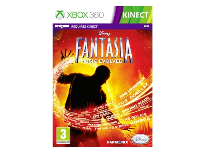 Juego Xbox 360 Fantasia Music Evolved