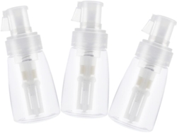Juego De 3 Frascos Vacíos De Spray Para Polvos, Set De Viaje, Recargables.