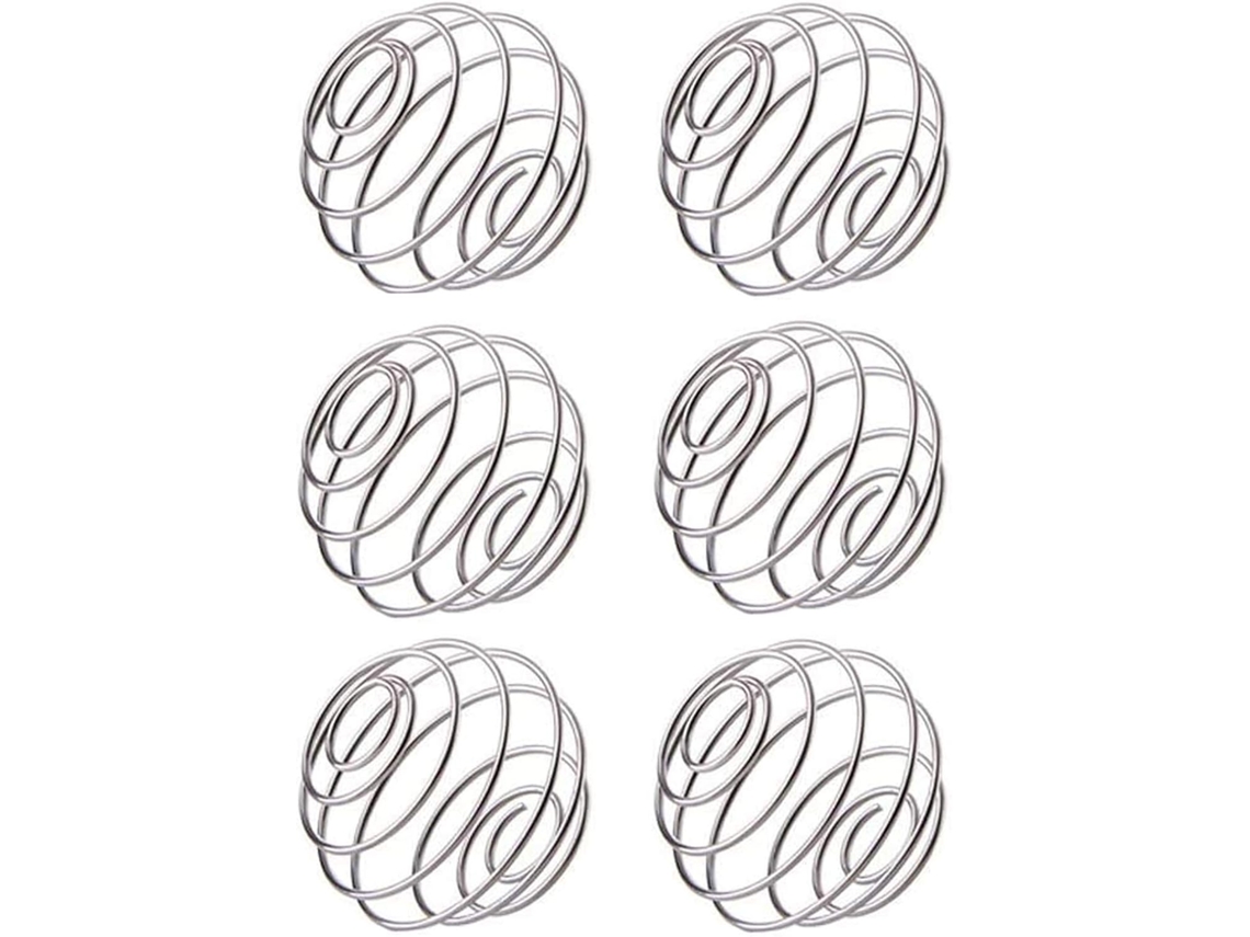 Olla mezcladora de proteínas de acero inoxidable con bola mezcladora (6 piezas)