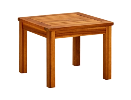 MAISON EXCLUSIVE Mesa de centro de jardín madera maciza de acacia 45x45x36 cm