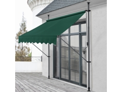 Toldo articulado PRO.TEC Stem  300 x 120 x 220-309 cm Verde oscuro