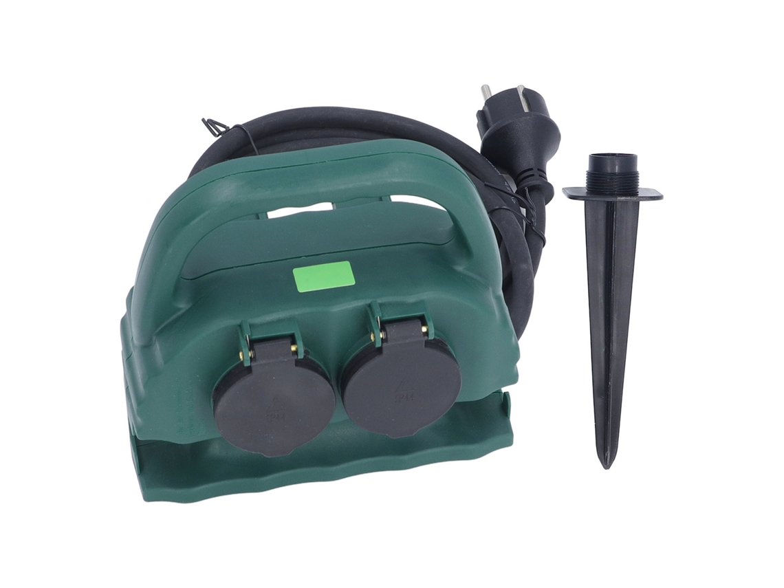 Yncm2026-toma Corriente Jardín 16a 3680w 4 Tomacorrientes Ip44 Impermeable Exterior Con Pico De Tierra Cable 2m