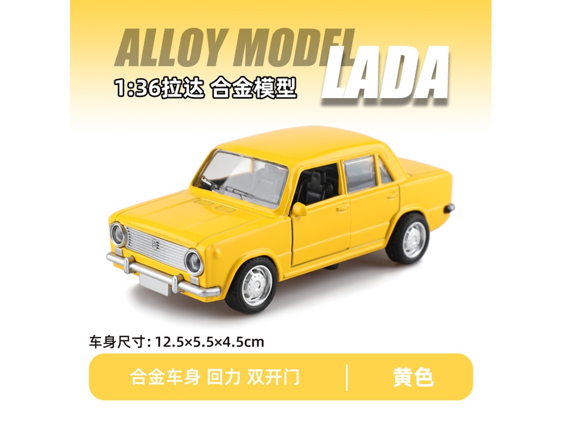 Modelo De Coche De Aleación A Escala 1/36 Con Mecanismo De Retroceso Y Doble Puerta.
