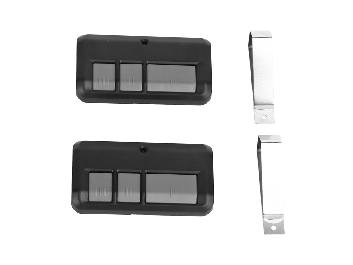 Paquete De 2 Mandos A Distancia Para Puerta De Garaje Con 3 Botones Y 390 Mhz Para Chamberlain 893max 891lm 371 971