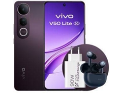 Bundle Smartphone VIVO V5 Lite 5G (6.77'' - 8 GB - 256 GB - Negro) + (Auriculares Noise Cancelling VIVO TWS 3e) + Cargador