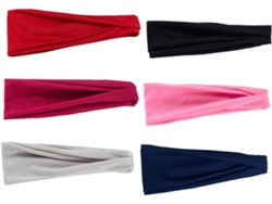 Juego de 6 bandas elásticas deportivas para el cabello, antideslizantes, ideales para yoga, absorben el sudor. Slowmoose