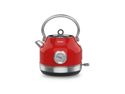 Hervidor Retro SOGO Ket-Ss-7760 2200W 1,8L Rojo Resistencia Oculta Rojo