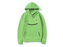 Rebe-sudadera Sudadera con capucha unisex Harajuku Streetwear Moda casual Oversized Wvg L Verde fluorescente H