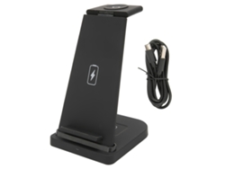 Cargador Inalámbrico 3 En 1 Plegable Y Desmontable 15w Para Teléfonos Ios, Auriculares Y Relojes
