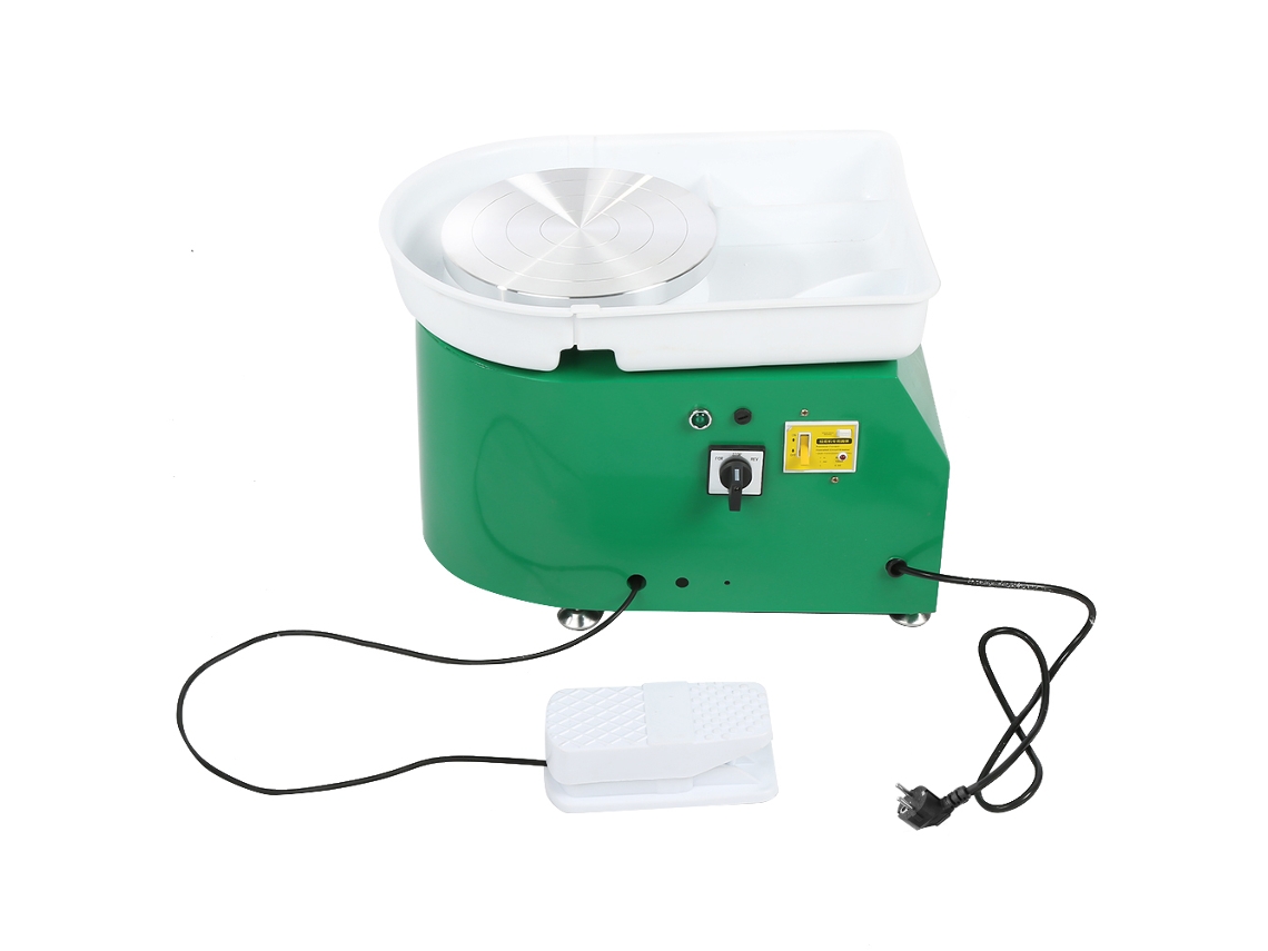 Máquina eléctrica para modelar arcilla de 350 W y 24 cm para estudiantes y aficionados.